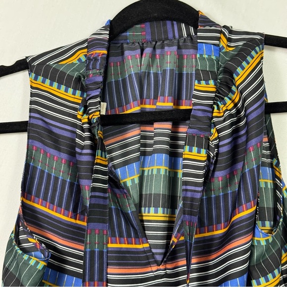 LOFT Multicolor Sleeveless Blouse Women’s Size M - Picture 6 of 7
